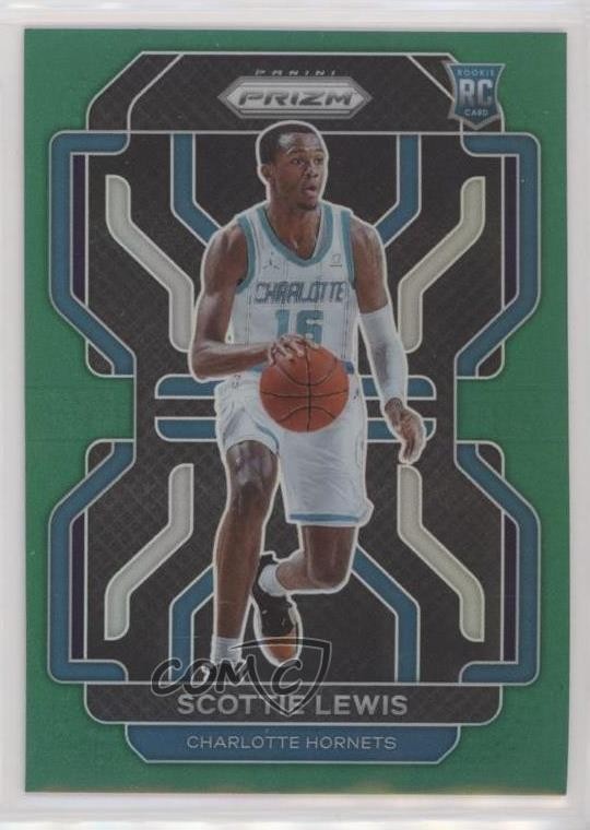 2021-22 Panini Prizm Green Prizm Scottie Lewis #287 0c6