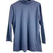 Arcteryx Sz L Lumin Mock Neck LS Front detail Logo Base Layer top