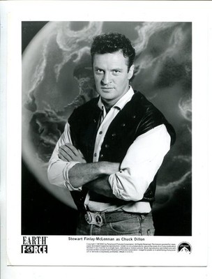E.A.R.T.H. Force -Stewart Finlay-McLennan-8x10-Promo-Still-B&W-Sci-Fi-NM