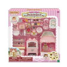 Calico Critters Village Cake Shop Starter Set  Dollhouse Playset with Furniture