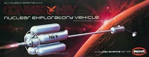 Moebius Models Convair Nev Nuclear Exploratory Vehicle Plastic Model Kit - 974