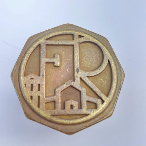 Vintage Frey Ranch Whiskey Bottle Stopper Top Brass