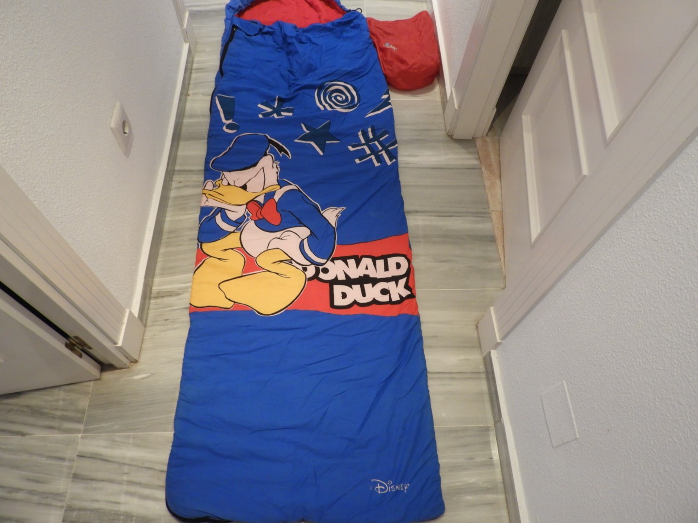 SACO DE DORMIR PATO DONALD DISNEY - AÑOS 90 - ARGENTINA