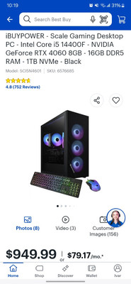 GAMING PC RTX 4060 