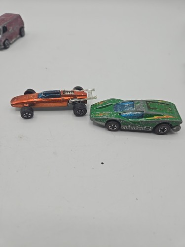 6 Pack 1967-1974 Hot Wheels Redlines For Parts - Indy Eagle/Beatnik Bandit - Picture 16 of 24