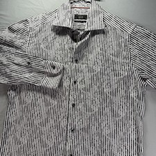 Eton Contemporary Dress Shirt Mens 15.5 40 Floral Long Sleeve Button Up Cotton