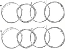 2Packs/4-String Set Bass Strings Nickel Plated Steel Roundwound Medium, 45-100 G