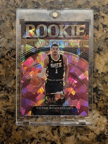 2023-24 Panini Select Prizm Victor Wembanyama Pink Rookie Revolution 05/99