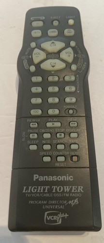 PANASONIC K1V-001055 Light Tower Remote VCR TV Cable OEM Tested & Working
