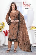 Pakistan Punjabi Synthetic Indian Designer Readymade Salwar Kameez Crepe Suit