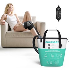 Cold Therapy Machine w/Timer Compact and Portable Ice Machine for Knee After ...