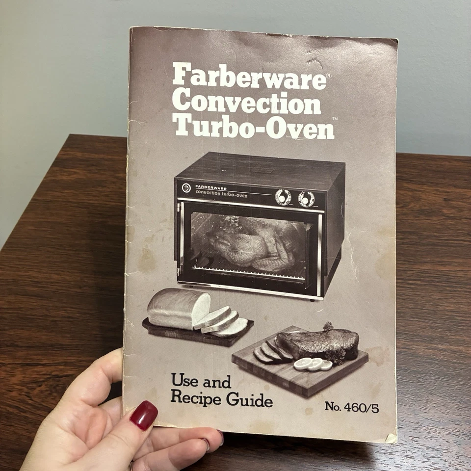 Vintage Farberware Convection Turbo Oven Model 460 Tested Works 1970s Countertop - Image 3 of 4
