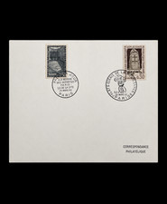 Enveloppe Premier jour à la mémoire des déportés 23 Mars 1963