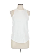 ETHIKA Women White Tank Top L