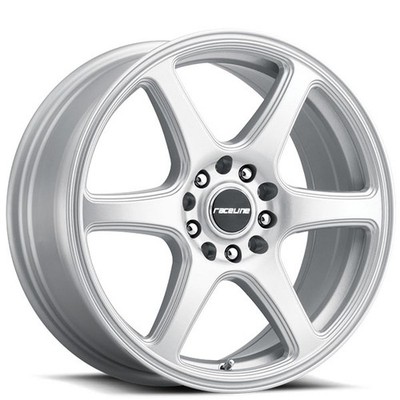 16x7 Raceline Wheels 146S Matrix Gloss Silver Rims (4pcs) A1