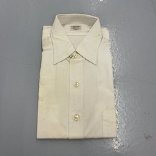 NOS Vintage 50s Arrow White Cotton Shirt 1950s True Vintage