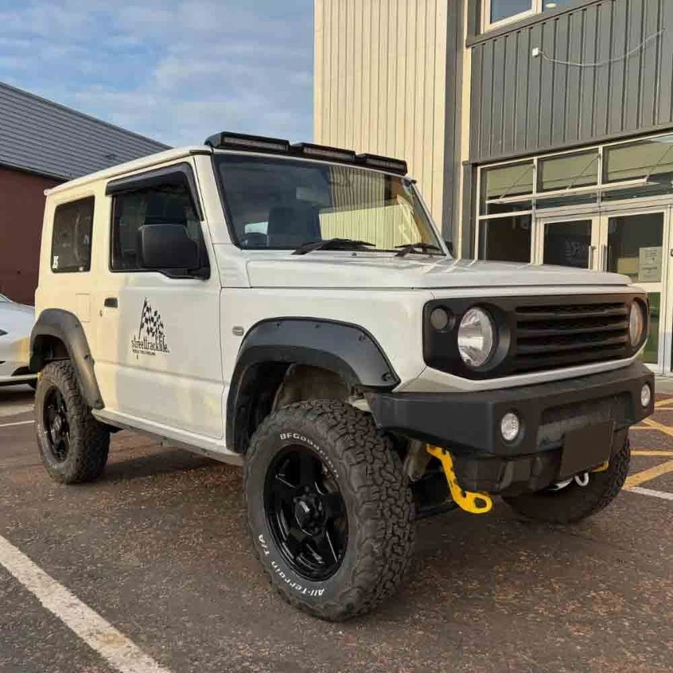 Roof Spoiler LED DRL Top Light Lamp Bar Fits For Suzuki Jimny 2019-2024 2025 - Imagem 3 de 4