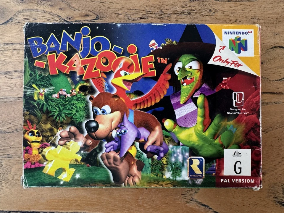 BANJO KAZOOIE NINTENDO 64 GAME AUS PAL VERSION BOXED WITH MANUAL🔥HOT GAME🔥 - Image 2 of 4