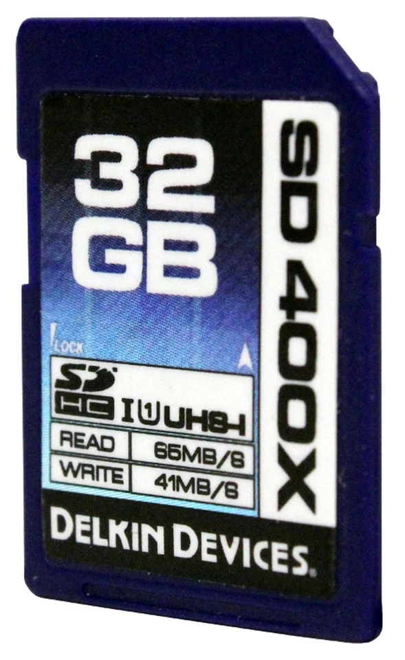 Delkin 32GB SDHC 400X UHS-I Better Grade Memory Card - Lifetime Warranty - Image 3 of 4