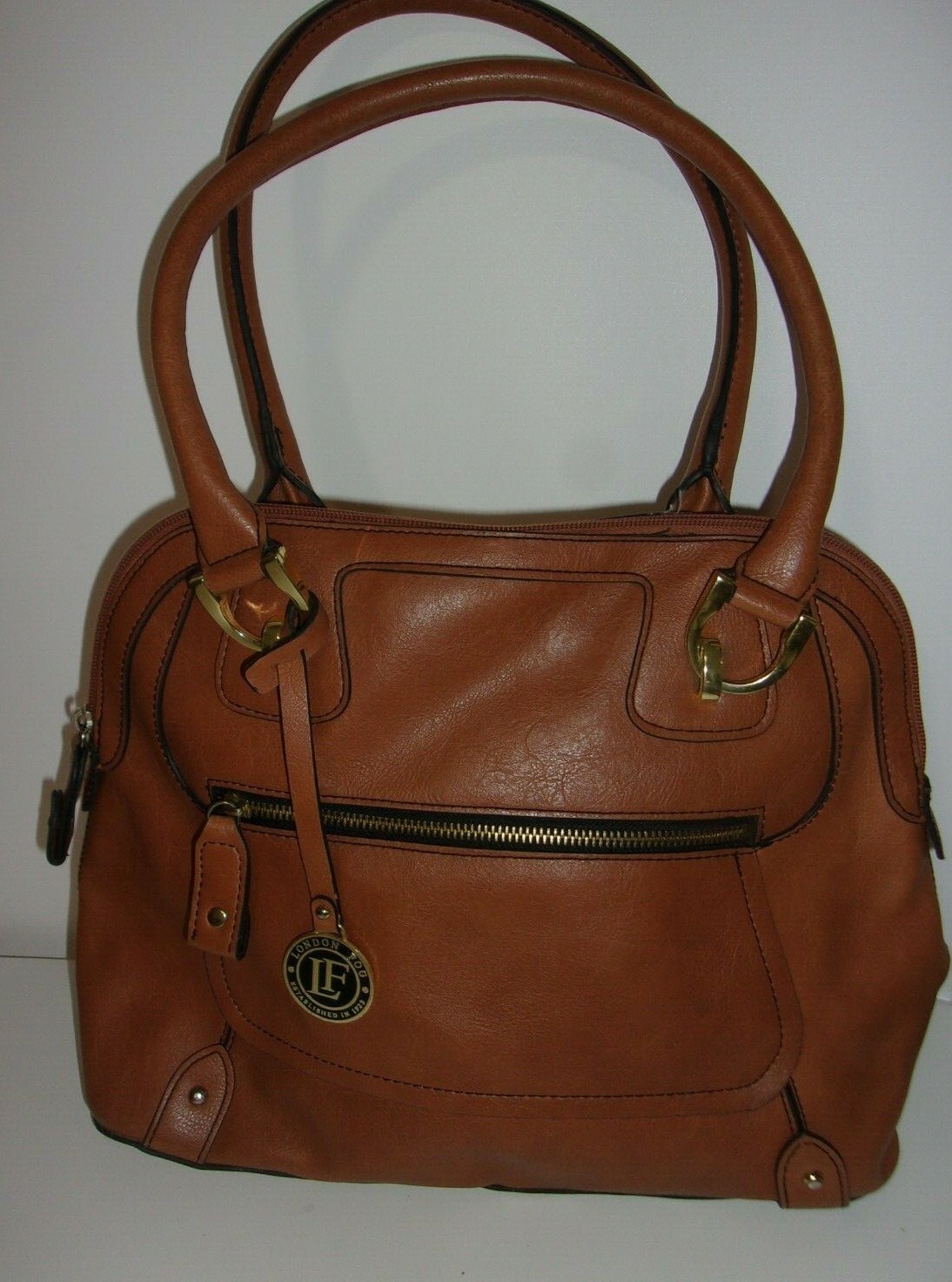 vegan leather shoulder bag