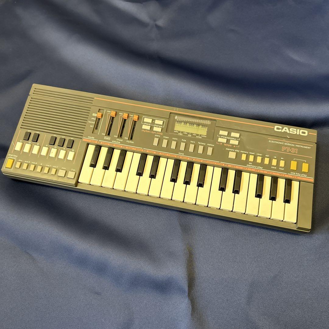 JUNK Casio PT-31 Mini Electric Keyboard Vintage from Japan JUNK Casio PT-31 Mini Electric Keyboard Vintage from Japan