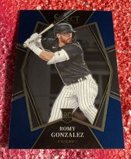 Romy Gonzalez RC 2022 Panini Select Blue Retail Premier Level #106 White Sox
