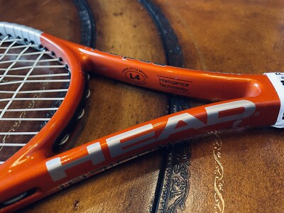 ⑥【硬式テニスラケット 】HEAD Liquidl Radical OS Head Liquidmetal Radical OS 107 Oversize Tennis Racquet L4, New