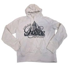 883 Police Womens Pullover Hoodie Size 3 Womens Medium White Preloved