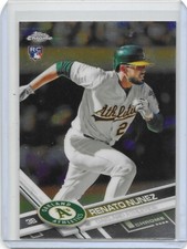 2017 Topps Chrome #99 Renato Nunez Rookie Card Oakland Athletics