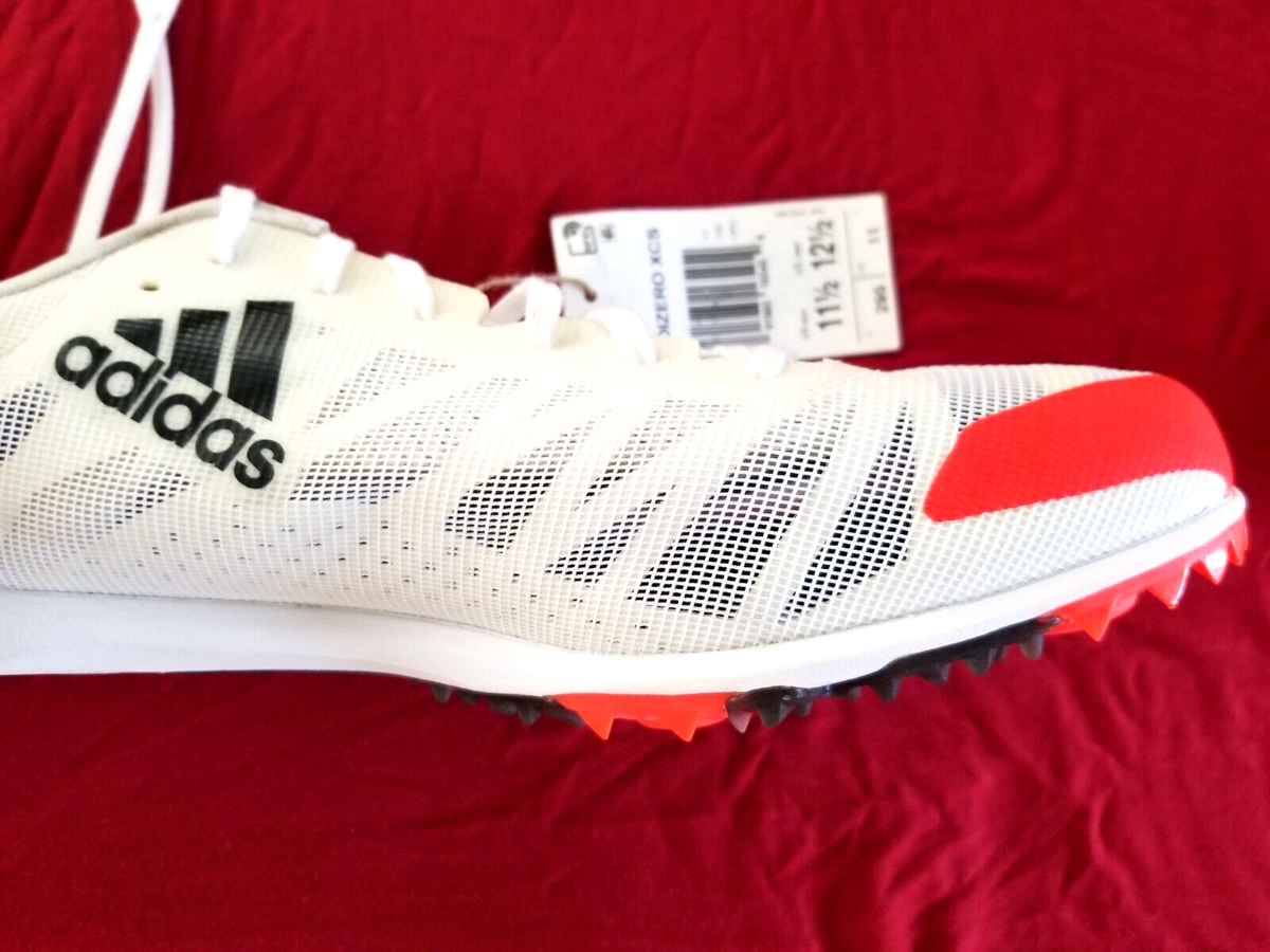 NWT ADIDAS ADIZIRO XCS MEN WOMEN CROSS COUNTRY WHITE RED 