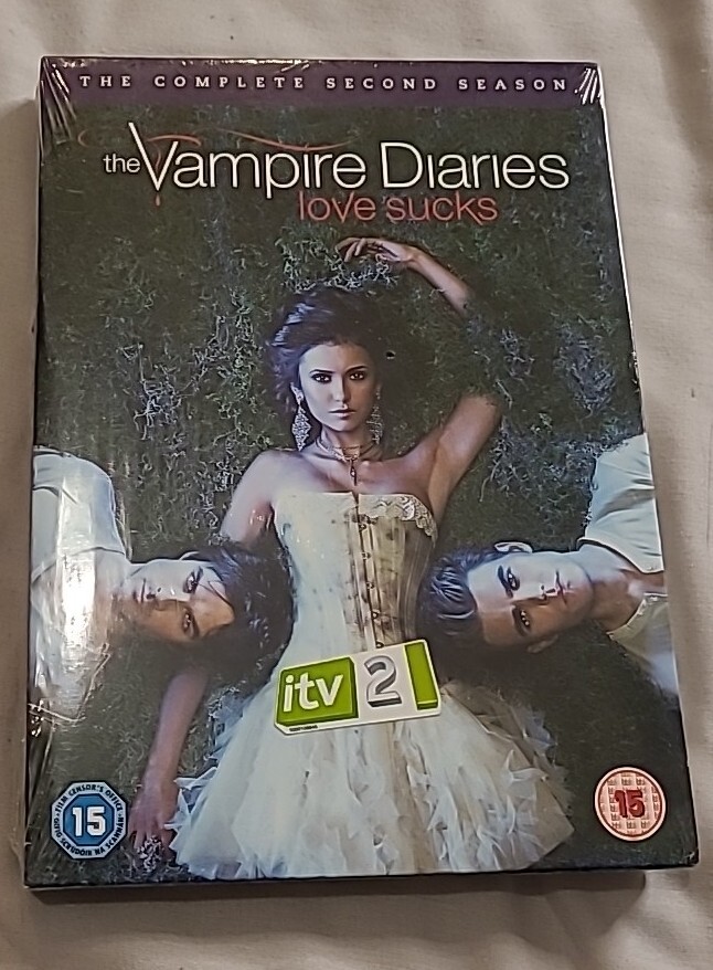 New And Sealed - The Vampire Diaries: The Complete Second Season DVD  Boxset R2