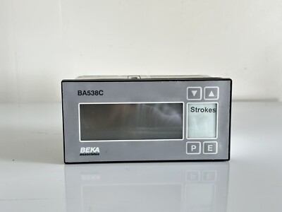 BEKA ASSOCIATES BA538C DIGITAL INDICATOR/RATE TOTALIZER