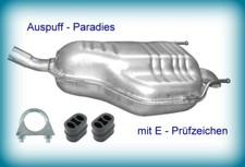 Endschalldämpfer Auspuffanlage Schalldämpfer für Opel Zafira B 2.2 Typ A05 + Kit