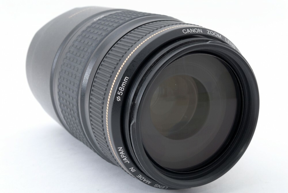 CANON EF 75-300mm F4-5.6 IS USM Lens [Exc+++] w/ET-64II Hood Japan