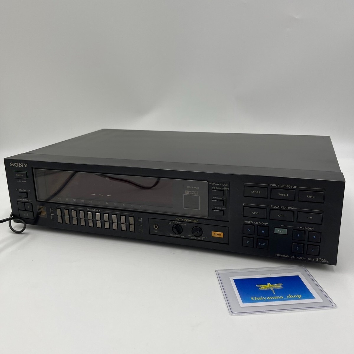 SONY SEQ 333ES Graphic Equalizer 100V Black Used From Japan