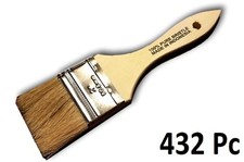 Box of 432 2" Chip Brush Brushes Natural Bristle Adhesives Paint Touchups 2 Inch