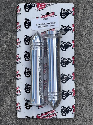 YS A3007 Aluminum Curved Grips with Pointed Ends for Suzuki GSX 1300R/Hayabusa