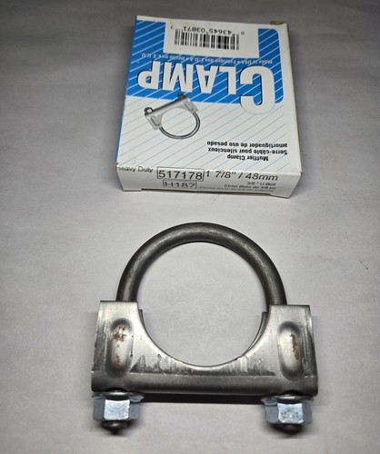 3-Inch Exhaust/Muffler Clamp – U-Bolt Saddle Style With 3/8" Rod, 3-Pack By Khaos Motorsports - View #10