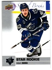 2019-20 Adam Raska Upper Deck CHL Star Rookie - San Jose Sharks
