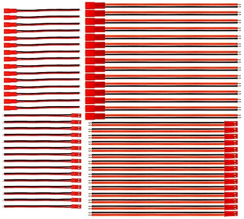 HUAZIZ 30 Paia 20 AWG JST Spina Connettore, 2 Pin Maschio Femmina JST (D9X)