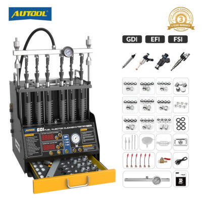 GDI EFI FSL TSI SIDI Fuel Injector Cleaner Tester Car Motor Injector Cleaning 