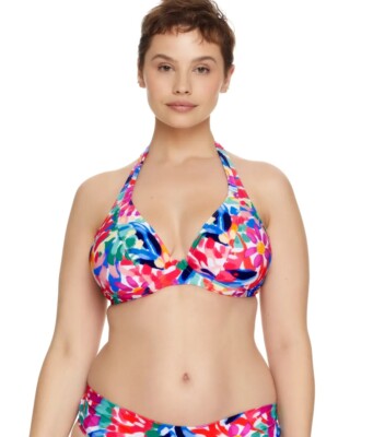 Sunsets LIVING COLOR Muse Halter Bikini Swim Top, US 34DD, UK 34DD