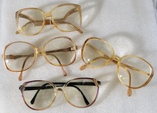 Vintage '70s SOPHIA LOREN Silhouette Austria more Large Frames Eyeglasses Lot