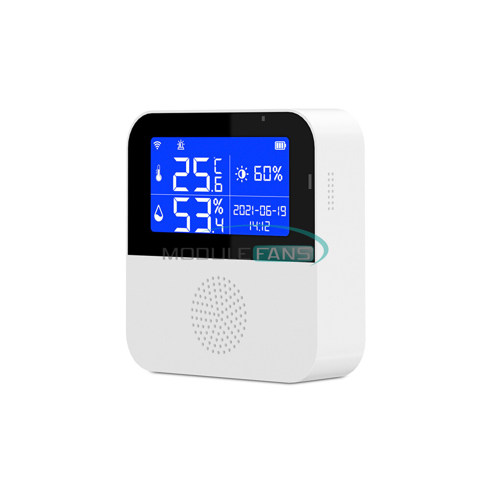 Smart WIFI Indoor Outdoor Hygrometer Thermometer Alexa Google App