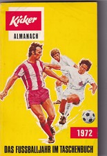 Kicker Almanach 1972 - Das Fußballjahr im Taschenbuch