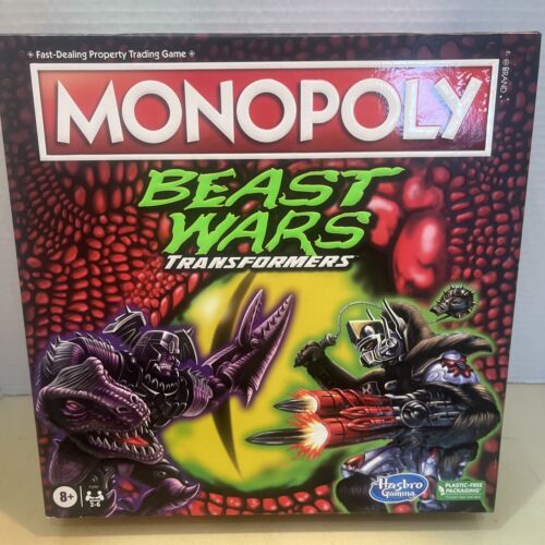Brand New Monopoly Transformers Beast Wars Board Game 14 Tokens Stasis Pods  - Picture 1 of 11