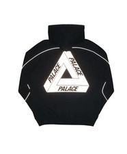 Palace Reflecto 3m Reflective Hood Tri Ferg Size Medium Black New With Tags