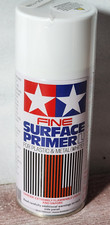 Tamiya Paints 865-87044 Surface Primer Spray White - 6-1/12oz Model Trains Cars