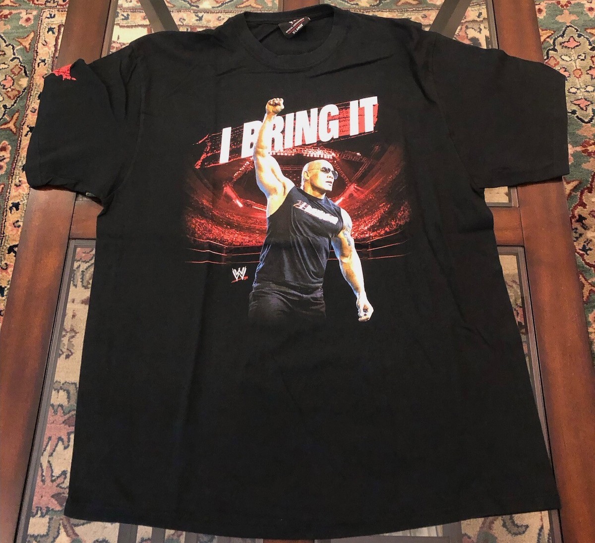 WWE T-Shirt THE ROCK I Bring It WWE Authentic Size X-Large XL