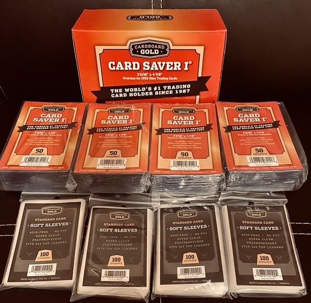 400 CARD SAVER 1 & 400 PENNY SLEEVES FOR PSA BGS GRADING CARDBOARD GOLD CBG I eBay